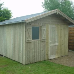 Abri De Jardin En Panneaux 21 Mm - Caméllia - 3,37 X 4,13 M - 13,90 M²