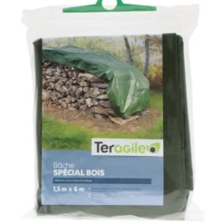 Bâche Bois - Vert - 6 X 1,5 M - Teragile