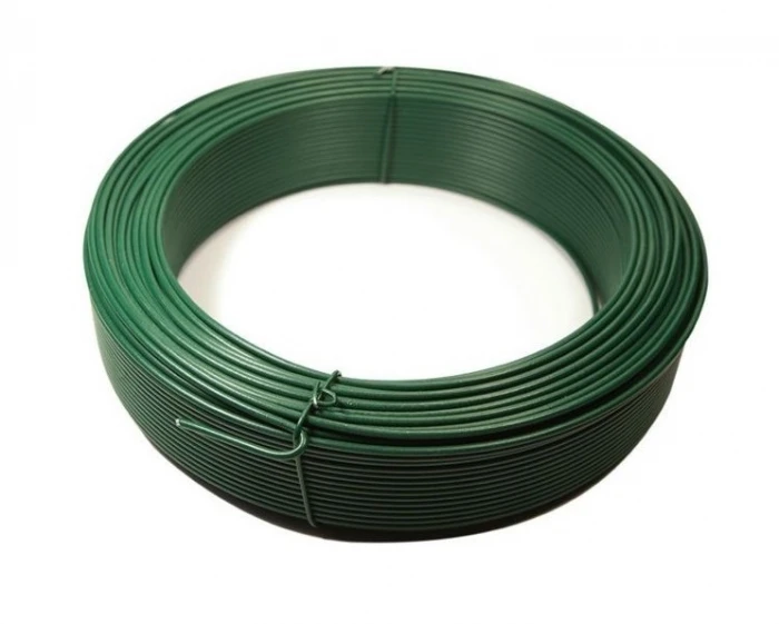 Fil De Tension Acier Galvanisé & Plastifié - FILIAC - Vert - Ø 2.75 Mm X L 100 M 1 Fil De Tension Acier Galvanisé & Plastifié - FILIAC - Vert - Ø 2.75 Mm X L 100 M
