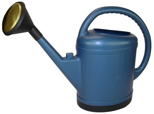 Arrosoir Ovale Extra Fort + Pomme Laiton - BELLI - 13 L - Bleu