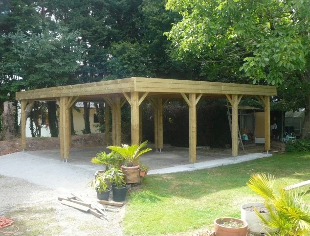 Carport Bois - 16,50 M² 2 Carport Bois - 16,50 M² – Image 2