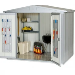 Biohort Fixations Verticales - 2 Pièces - Abri De Jardin Europa -Parfum Herbe Soldes Magasin 1454179 abri de jardin m tal europa taille 4 gris argent 2 3