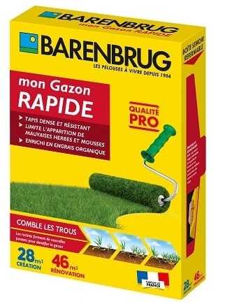 Gazon Rénovation Rapide - Barenbrug - 1kg 1 Gazon Rénovation Rapide - Barenbrug - 1kg