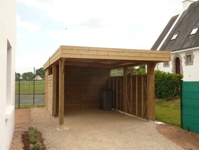 Carport Bois - 16,50 M² 3 Carport Bois - 16,50 M² – Image 3