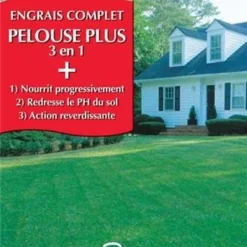 Engrais Pelouse 3 En 1 Force Verte - Plein Champ - 25 Kg
