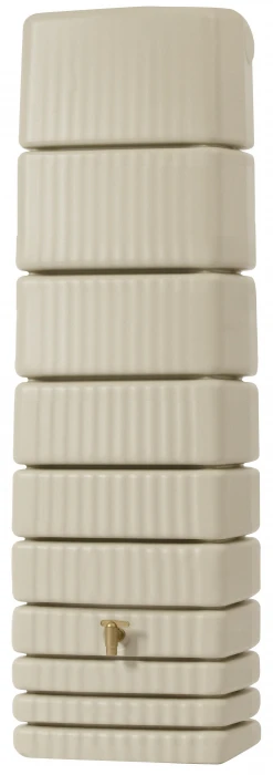 Récupérateur D'eau Cuve Murale Slim Sable GRAF - 650 L 1 Récupérateur D'eau Cuve Murale Slim Sable GRAF - 650 L