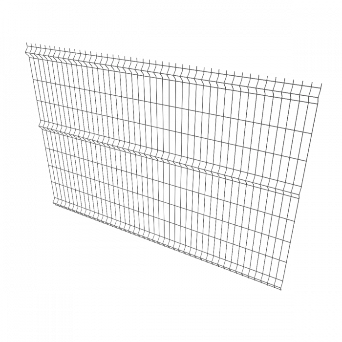 Panneau Grillage Soudé 250X173 Cm - Gris 1 Panneau Grillage Soudé 250X173 Cm - Gris