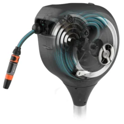 Dévidoir Automatique Sur Pic RollUp S - Gardena - 15 M De Tuyau Diam. 11mm -Parfum Herbe Soldes Magasin 1554864 devidoir gardena 3