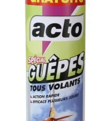 Aérosol Spécial Guêpes Et Volants - Acto - 400 ML + 25% Gratuits