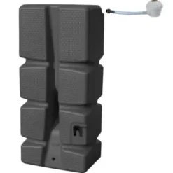 Récupérateur D'eau RECUP'ECO Décor Tressé - EDA - 310 L - Kit Collecteur Inclus