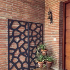 Panneau Métal Décoratif Stone - Nortene - Couleur Ardoise 0,60 X 1,50 M -Parfum Herbe Soldes Magasin 1582906 panneau metal stone nortene 1