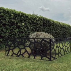 Panneau Métal Décoratif Stone - Nortene - Couleur Ardoise 0,60 X 1,50 M -Parfum Herbe Soldes Magasin 1582906 panneau metal stone nortene 2