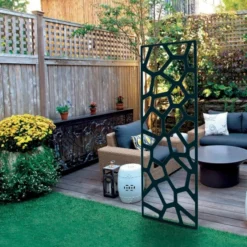 Panneau Métal Décoratif Stone - Nortene - Couleur Ardoise 0,60 X 1,50 M