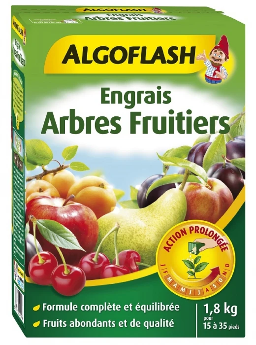 Engrais Fruitiers - Algoflash - Boîte 1,8 Kg
