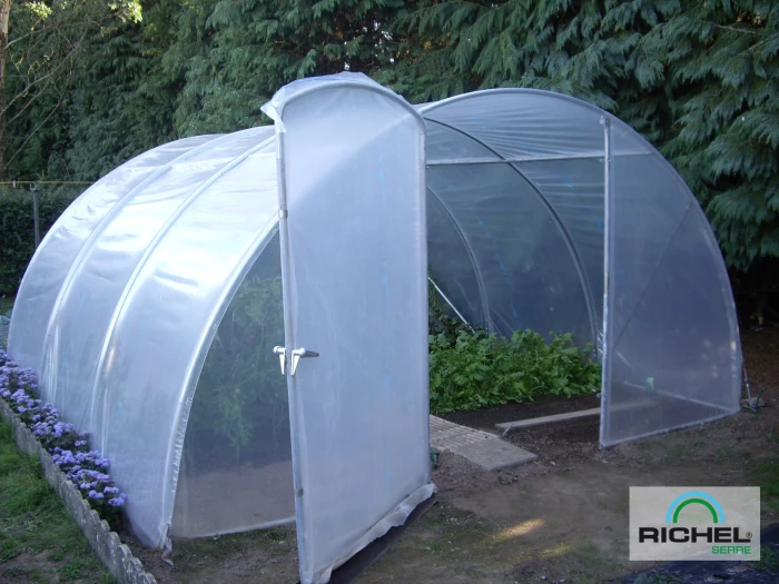 Serre Tunnel - Richel - 4,50 X 4,50 M -H 2,25 M 1 Serre Tunnel - Richel - 4,50 X 4,50 M -H 2,25 M