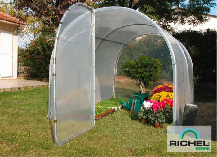 Serre Tunnel Pied Droit - Richel - 6 X 3 M - H 2 M 1 Serre Tunnel Pied Droit - Richel - 6 X 3 M - H 2 M