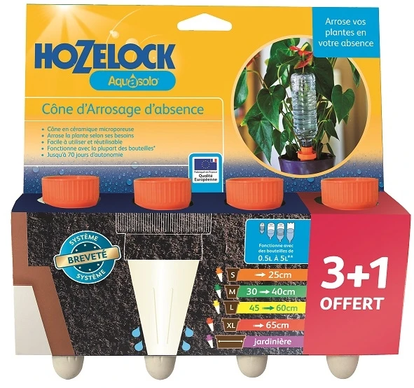 Aquasolo X 3 + 1 Gratuit - Pot 25 Cm - Hozelock