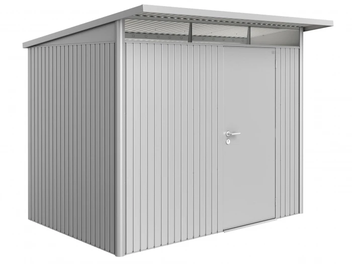 Biohort Abri De Jardin Métal - Avantgarde A5 - Argent - 1 Porte - 260 X 220 X 218 Cm 1 Biohort Abri De Jardin Métal - Avantgarde A5 - Argent - 1 Porte - 260 X 220 X 218 Cm
