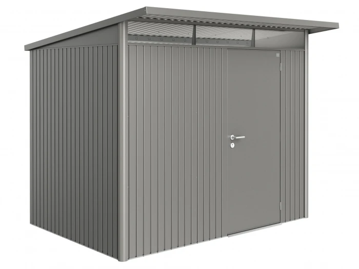 Biohort Abri De Jardin Métal - Avantgarde A5 - Argent - 1 Porte - 260 X 220 X 218 Cm 3 Biohort Abri De Jardin Métal - Avantgarde A5 - Argent - 1 Porte - 260 X 220 X 218 Cm – Image 3