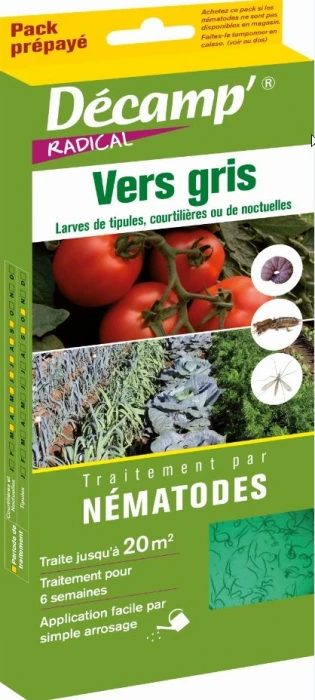 Insecticide Aux Nématodes Contre Vers Gris Décamp' Radical - CREA
