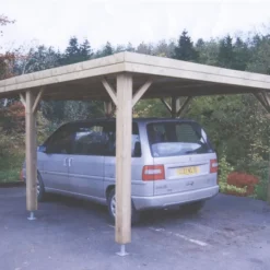 Carport Bois - 16,50 M²