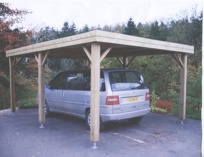 Carport Bois - 16,50 M² 1 Carport Bois - 16,50 M²