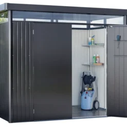 Biohort Plaque De Fond En Aluminium - Abri De Jardin Avantgarde A7/H4/P4 -Parfum Herbe Soldes Magasin 1673981 abri de jardin highline taille 4 2 portes gris fonc ouvert