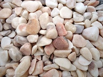 GALET MARBRE ROSE 10/30 25KG - ROCHE COUPE 1 GALET MARBRE ROSE 10/30 25KG - ROCHE COUPE