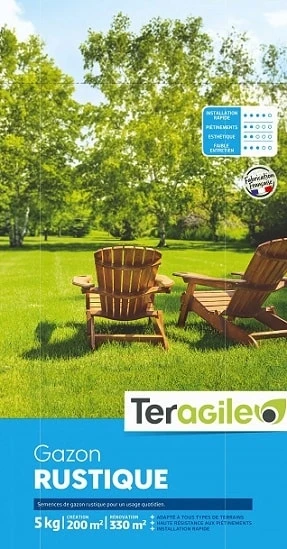 Gazon Rustique - Teragile - 5kg 1 Gazon Rustique - Teragile - 5kg