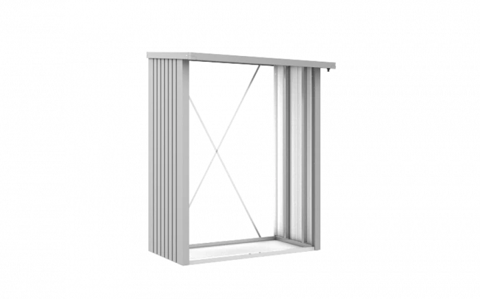 Bûcher Woodstock - Biohort - Taille 150- Argent 2 Bûcher Woodstock - Biohort - Taille 150- Argent – Image 2