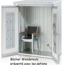 Bûcher Woodstock - Biohort - Taille 150- Argent 9 Bûcher Woodstock - Biohort - Taille 150- Argent -Parfum Herbe Soldes Magasin 1735691 bucher woodstock 150 argent options