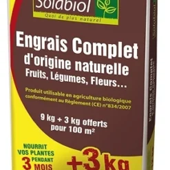 ENGRAIS COMPLET 9+3KG - SOLABIOL