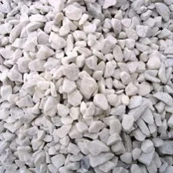 GRAVIER BLANC CARRARE 8/12 500KG - ROCHER COUPE