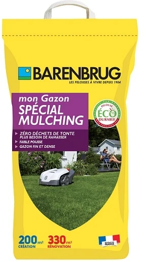 Gazon Spécial Mulching - Barenbrug - 5kg 1 Gazon Spécial Mulching - Barenbrug - 5kg