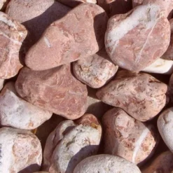 GALET MARBRE ROSE 40/60 15KG - ROCHER COUPE