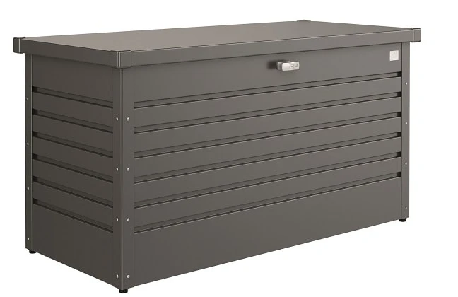 Coffre De Jardin Gris Argent - Biohort - Métallique - 134 X 62 X 71 Cm