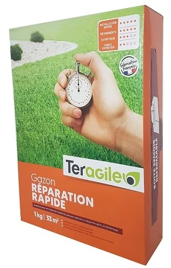 Gazon Regarnissage/rénovation - Teragile - 1kg 1 Gazon Regarnissage/rénovation - Teragile - 1kg