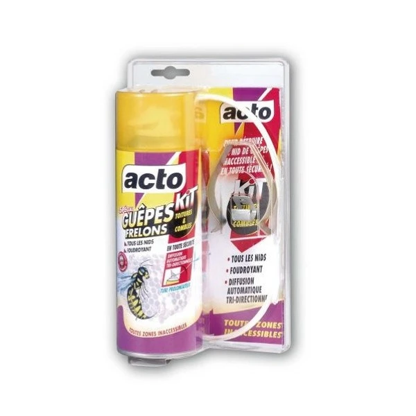 ACTO SPECIAL GUEPES/FRELONS AEROSOLKIT SPECIAL TOITURES ET COMBLES - SOJAM