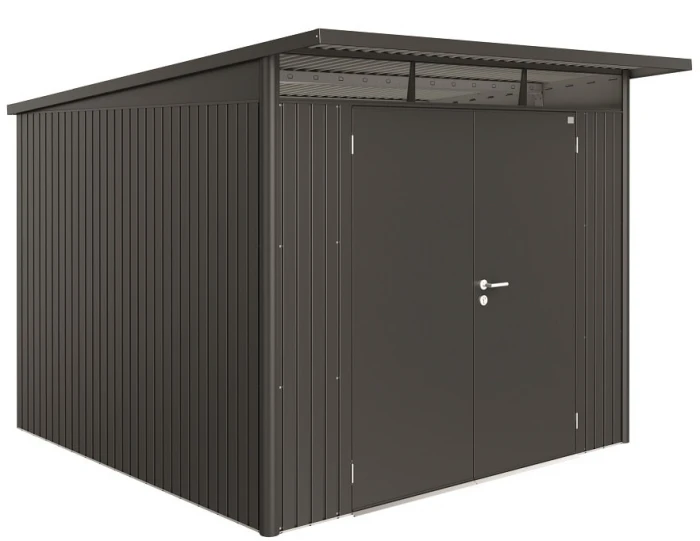 Biohort Abri De Jardin Avantgarde A7 - Gris Foncé - Double Porte