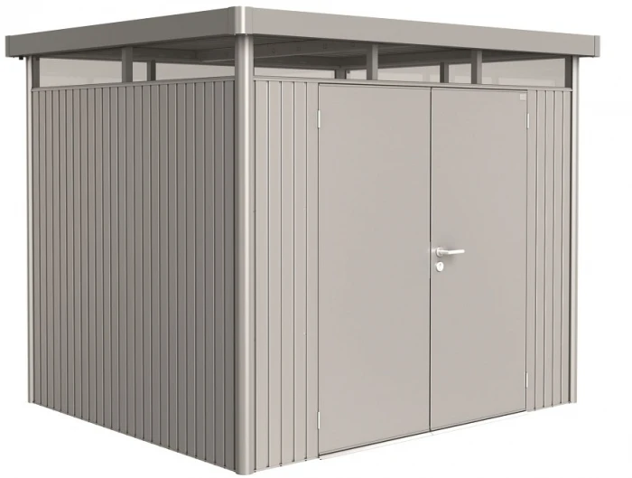 Biohort Abri De Jardin Highline H3 - Argent - Double Porte