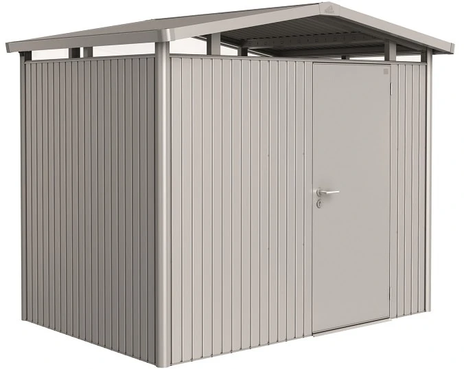 Biohort Abri De Jardin Panorama P2 - Argent 1 Biohort Abri De Jardin Panorama P2 - Argent