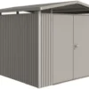Biohort Abri De Jardin Panorama P5 - Argent - Double Porte