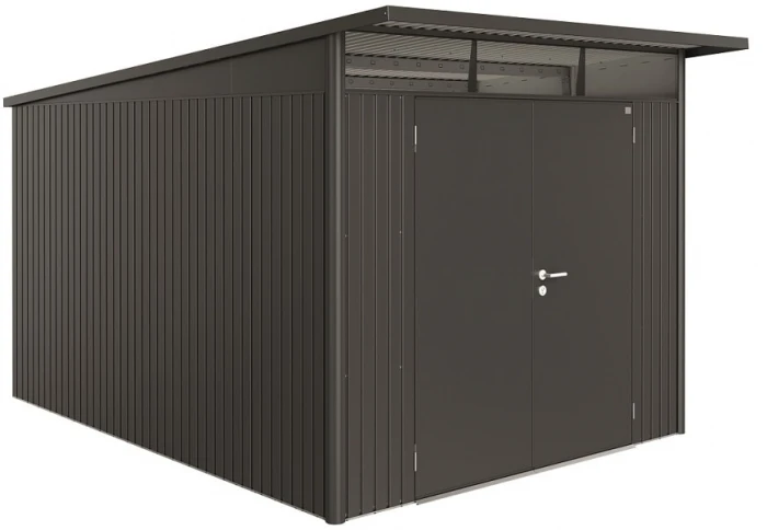 Biohort Abri De Jardin Avantgarde A8 - Gris Foncé - Double Porte