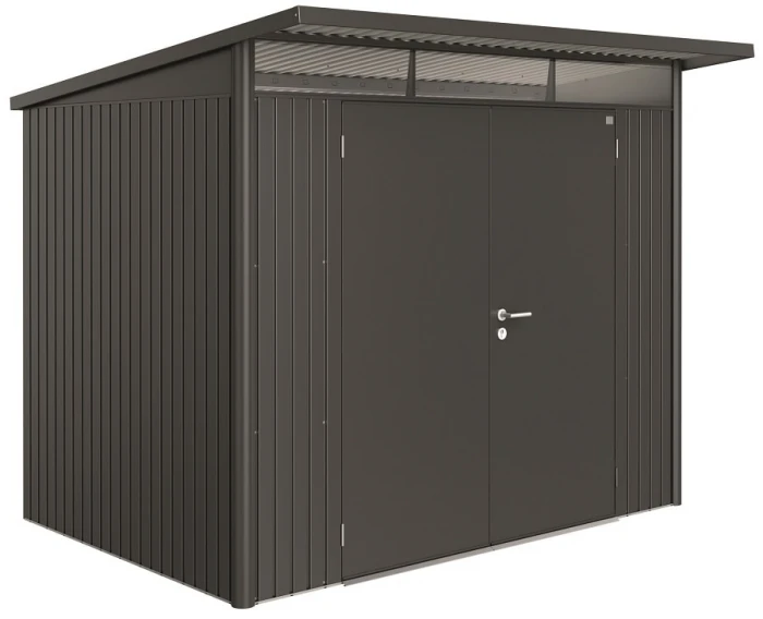 Biohort Abri De Jardin Avantgarde A5 - Gris Foncé - Double Porte