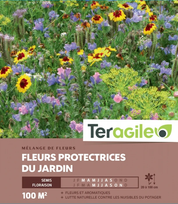 Mélange De Fleurs Protectrices Du Jardin - Graines Pour 100 M² - Teragile 1 Mélange De Fleurs Protectrices Du Jardin - Graines Pour 100 M² - Teragile