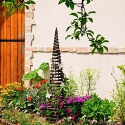 Pyramide En Osier - Nortene - 30 X 130cm -Parfum Herbe Soldes Magasin 1822889 pyramide en osier nortene 0 30x1 30 m min