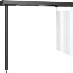 Biohort Auvent - Abri De Jardin Highline H2 - Gris Foncé - 195 X 282 X 222 Cm