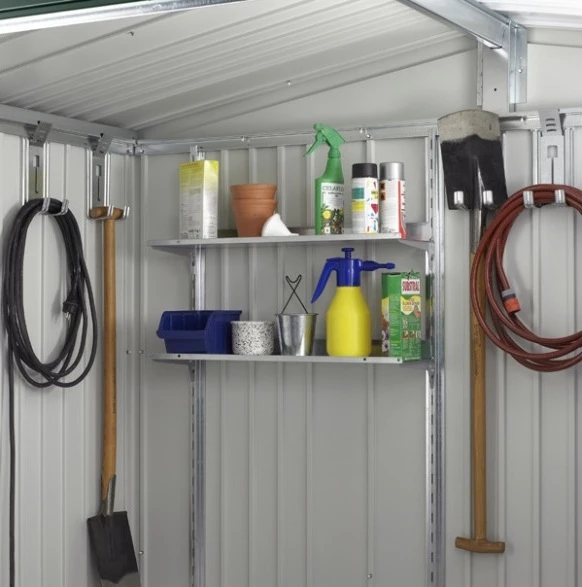 Biohort Abri De Jardin Gris Foncé Métallique - Highline H4 - Porte Standard - 275 X 275x 222 Cm – Image 9