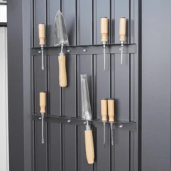 Biohort Abri De Jardin Argent Métallique - Highline H2 - Porte Standard - 275 X195 X222cm 21 Biohort Abri De Jardin Argent Métallique - Highline H2 - Porte Standard - 275 X195 X222cm -Parfum Herbe Soldes Magasin abri de jardin m tal avantgarde 2 supports de petits outils 7