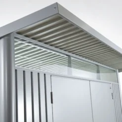 Biohort Abri De Jardin Métal - Avantgarde A8 - Argent - 1 Porte - 260 X 380 X 222 Cm -Parfum Herbe Soldes Magasin abri de jardin m tal avantgarde claire voie 5